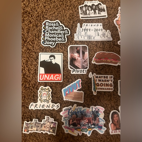 Amazon Friends TV Show Sticker Collection - Picture 2 of 3